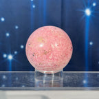 Rhodonite Sphere with Pyrite – 0.281 kg
