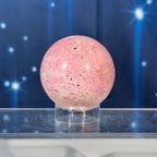 Rhodonite Sphere with Pyrite – 0.281 kg