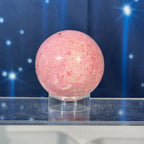 Rhodonite Sphere with Pyrite – 0.281 kg