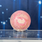 Rhodonite Sphere with Pyrite – 0.184 kg