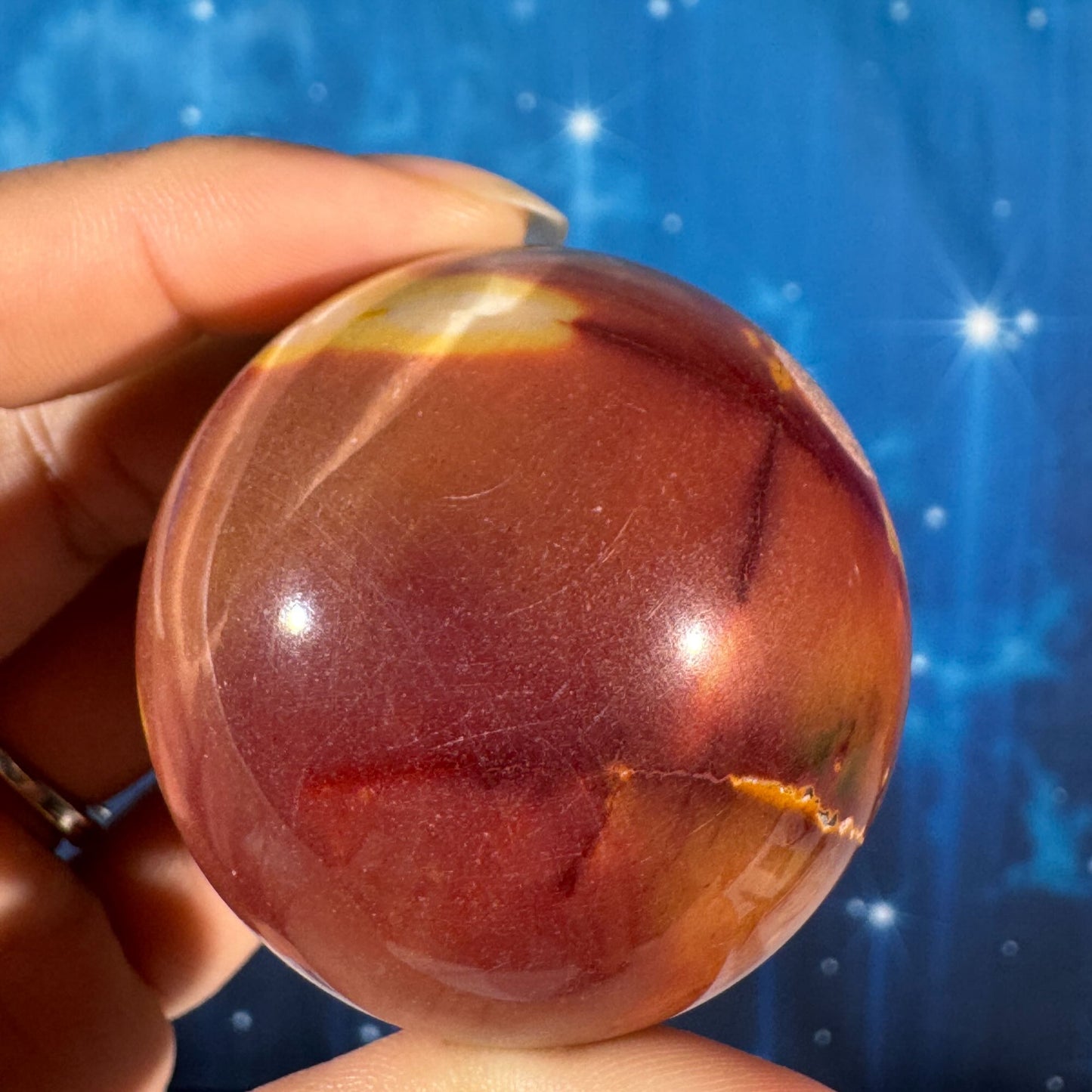Mookaite Sphere – 0.147 kg