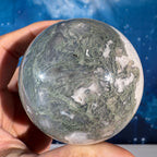 Moss Agate Sphere – 0.408 kg