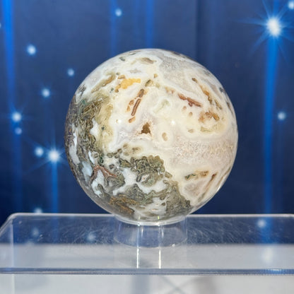 Moss Agate Sphere – 0.584 kg