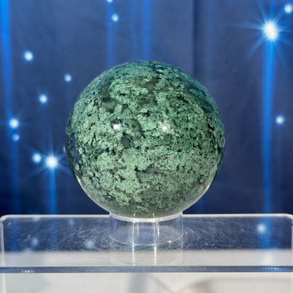 Moss Agate Sphere – 0.451 kg