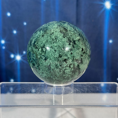 Moss Agate Sphere – 0.451 kg
