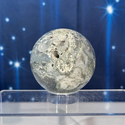 Moss Agate Sphere – 0.360 kg