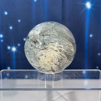 Moss Agate Sphere – 0.360 kg
