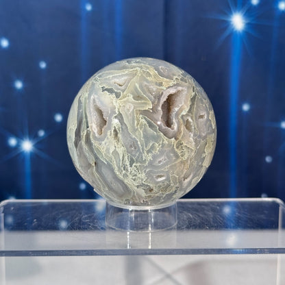 Moss Agate Sphere – 0.371 kg