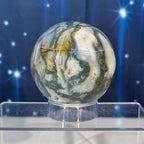 Moss Agate Sphere – 0.621 kg