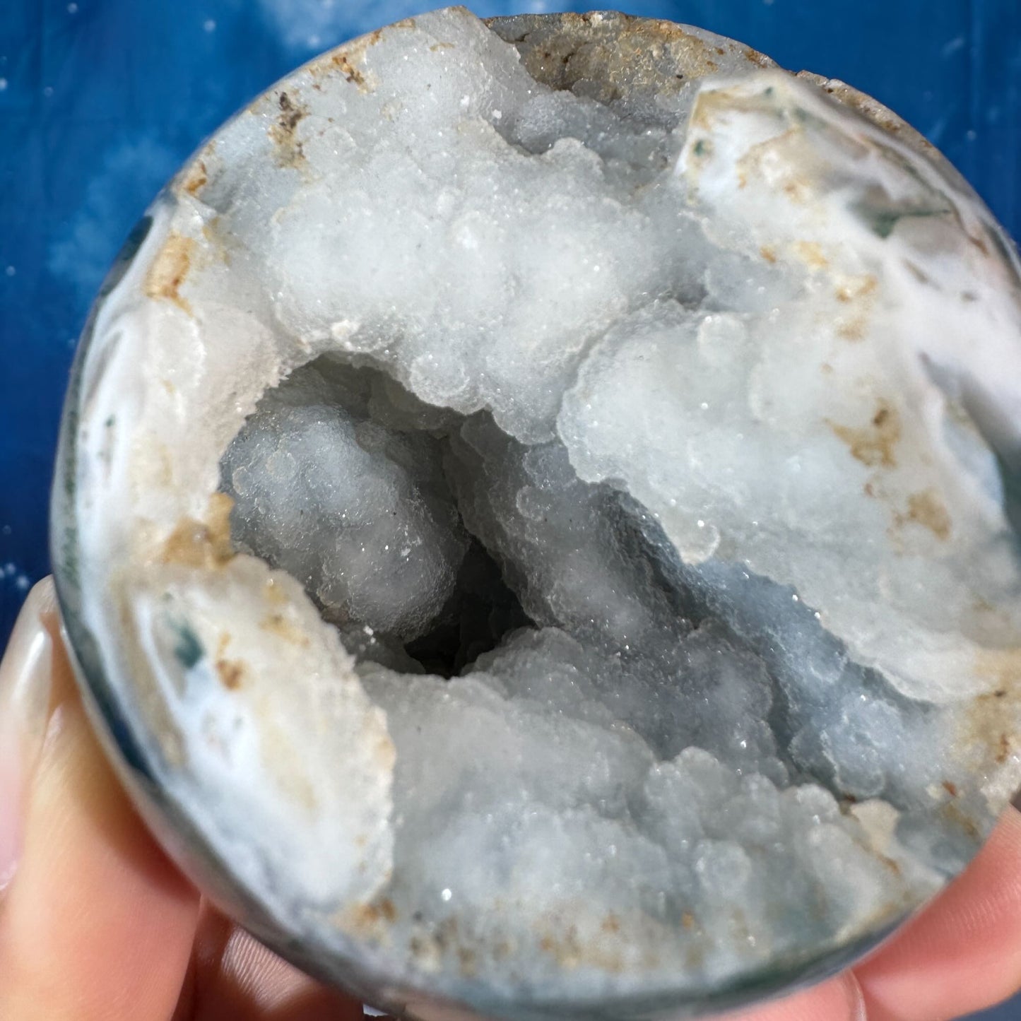 Moss Agate Sphere – 0.405 kg