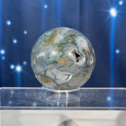 Moss Agate Sphere – 0.295 kg