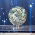 Moss Agate Sphere – 0.420 kg