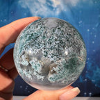 Moss Agate Sphere – 0.301 kg