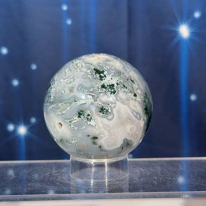 Moss Agate Sphere – 0.286 kg