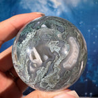 Moss Agate Sphere – 0.264 kg