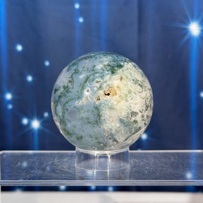 Moss Agate Sphere – 0.301 kg
