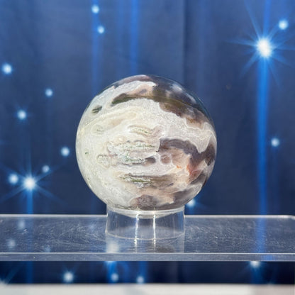 Moss Agate Sphere – 0.272 kg