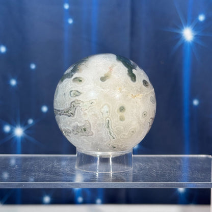 Moss Agate Sphere – 0.272 kg