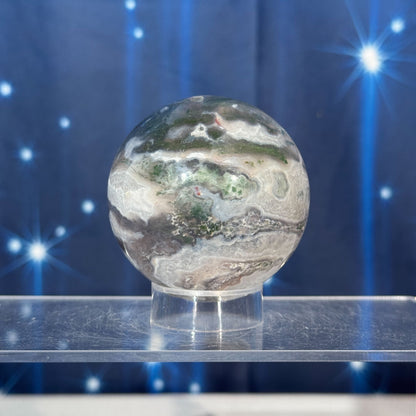 Moss Agate Sphere – 0.272 kg