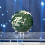 Moss Agate Sphere – 0.207 kg