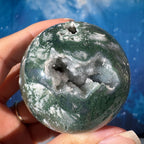 Moss Agate Sphere – 0.207 kg