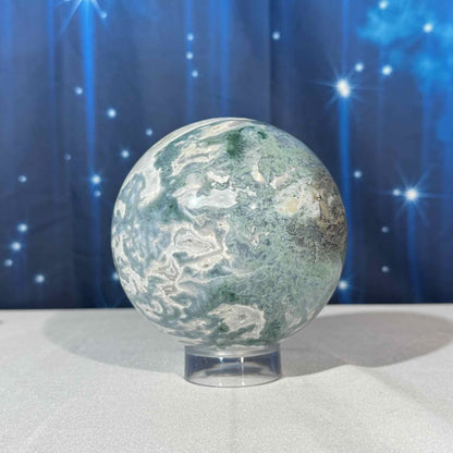 Moss Agate Sphere – 1.857 kg