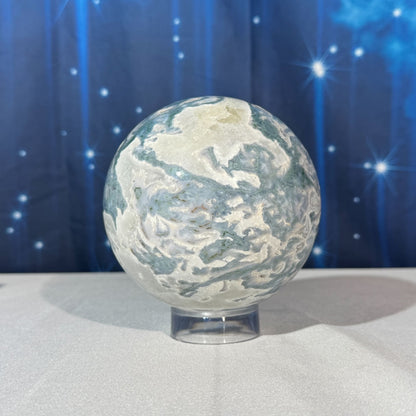 Moss Agate Sphere – 1.857 kg