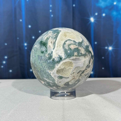 Moss Agate Sphere – 1.857 kg