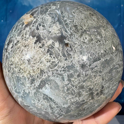 Moss Agate Sphere – 2.183 kg