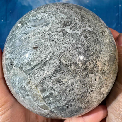Moss Agate Sphere – 2.183 kg