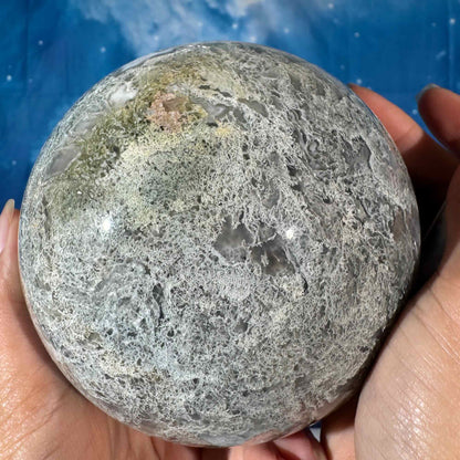Moss Agate Sphere – 2.183 kg