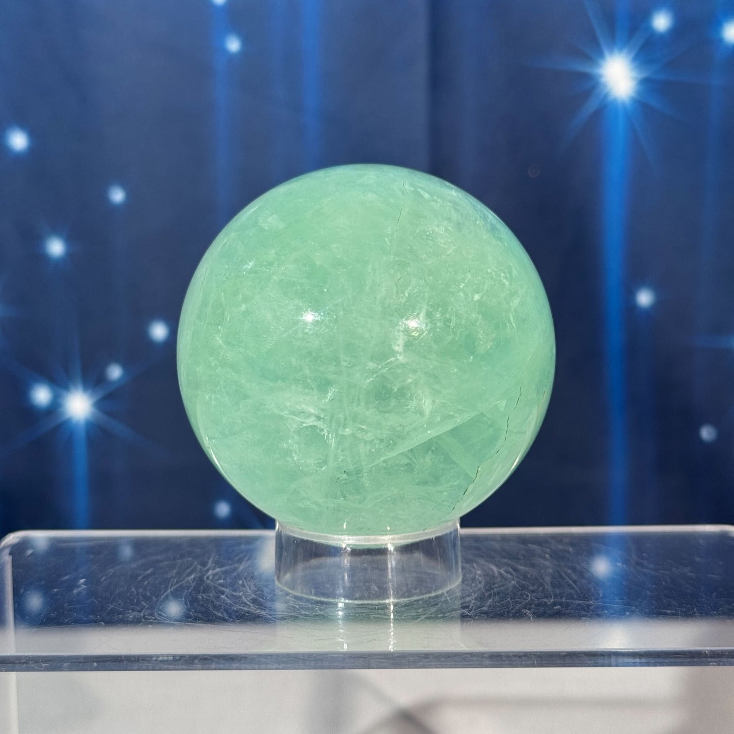 Green Fluorite Sphere – 0.462 kg