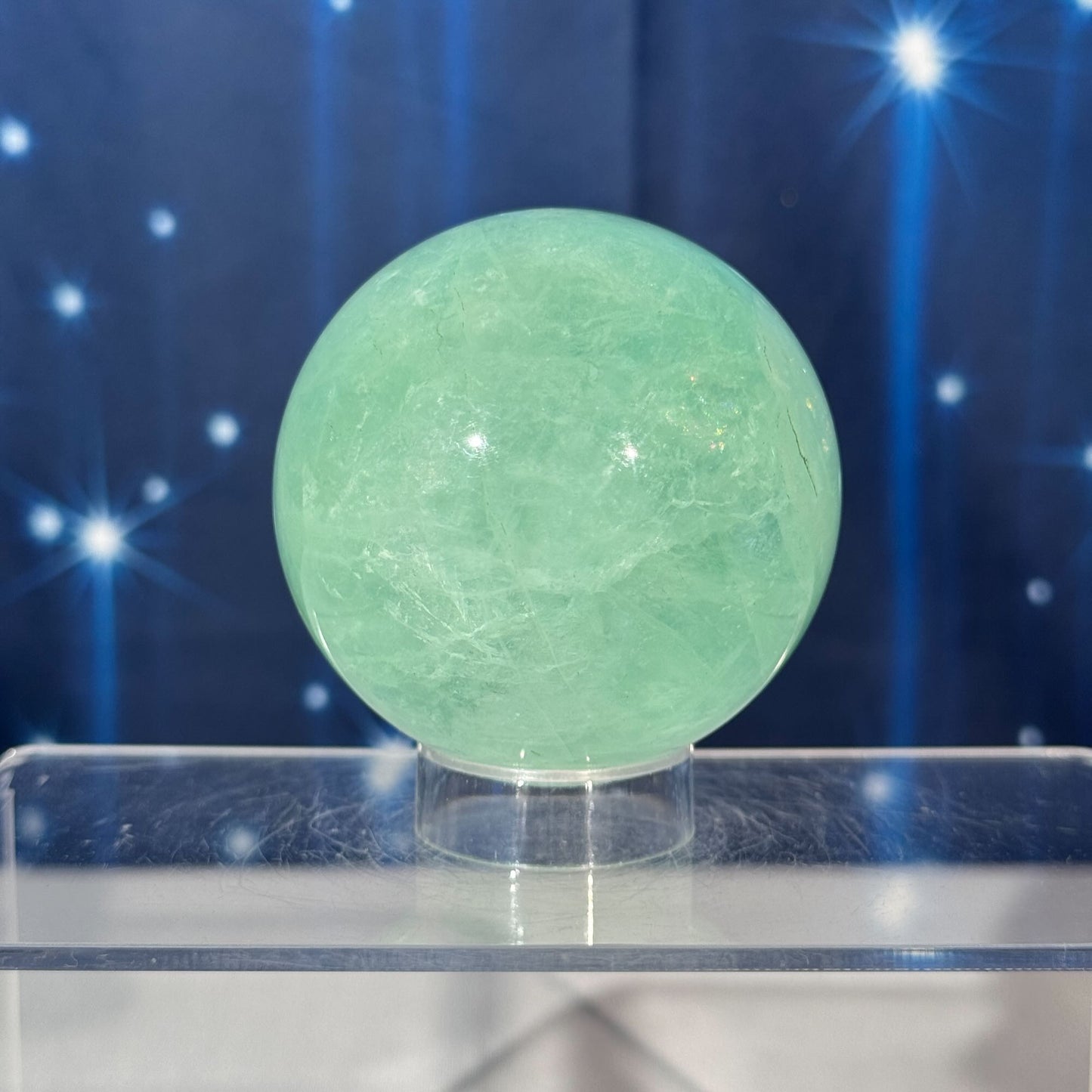 Green Fluorite Sphere – 0.462 kg