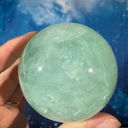 Green Fluorite Sphere – 0.462 kg
