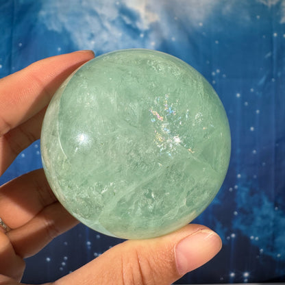 Green Fluorite Sphere – 0.462 kg