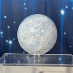 Blue Calcite Sphere – 0.632 kg