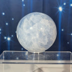 Blue Calcite Sphere – 0.632 kg