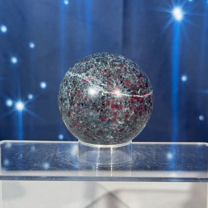 Ruby Kyanite Sphere – UV-Reactive • 0.357 kg