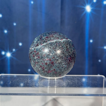 Ruby Kyanite Sphere – UV-Reactive • 0.357 kg