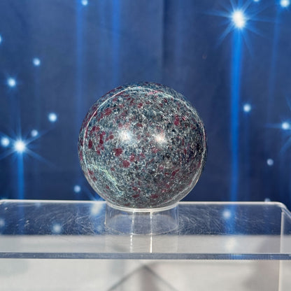 Ruby Kyanite Sphere – UV-Reactive • 0.357 kg