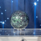 Ruby Kyanite with Fuchsite Sphere – UV-Reactive • 0.326 kg
