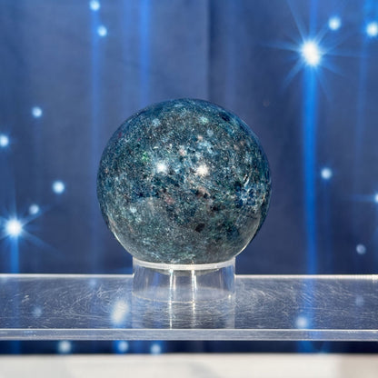 Ruby Kyanite with Fuchsite Sphere – UV-Reactive • 0.312 kg