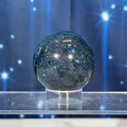 Ruby Kyanite with Fuchsite Sphere – UV-Reactive • 0.312 kg