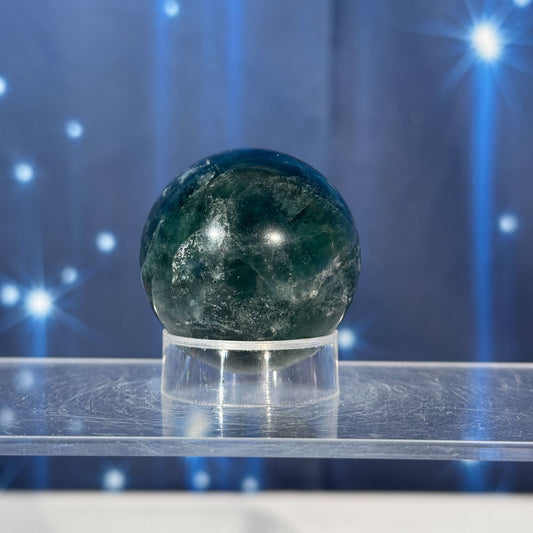 Blue Fluorite Sphere – 0.113 kg