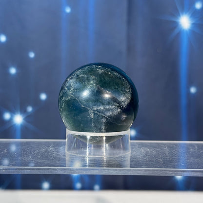 Blue Fluorite Sphere – 0.113 kg