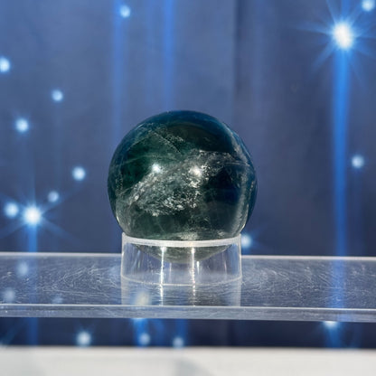 Blue Fluorite Sphere – 0.113 kg