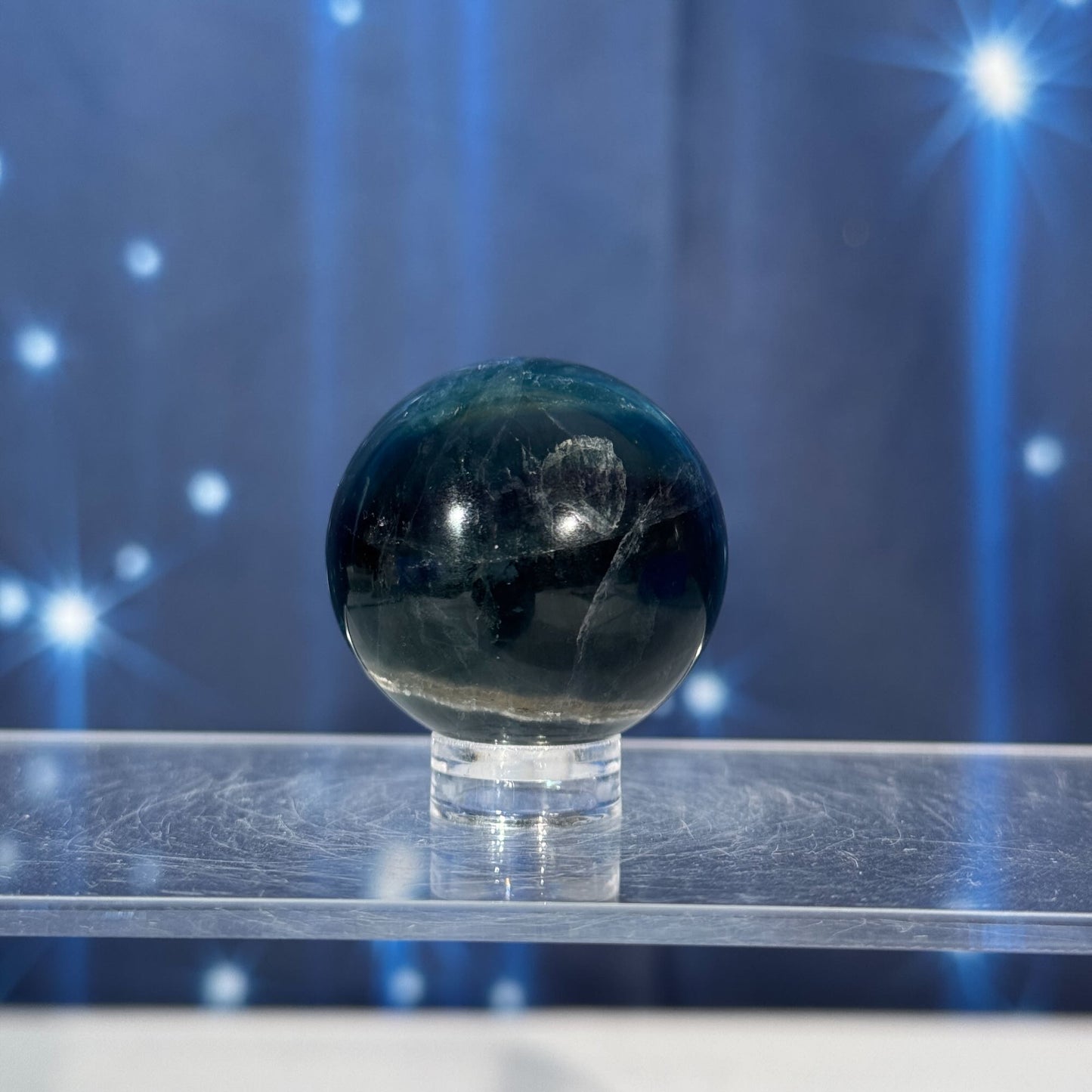 Rainbow Fluorite Sphere – 0.065 kg