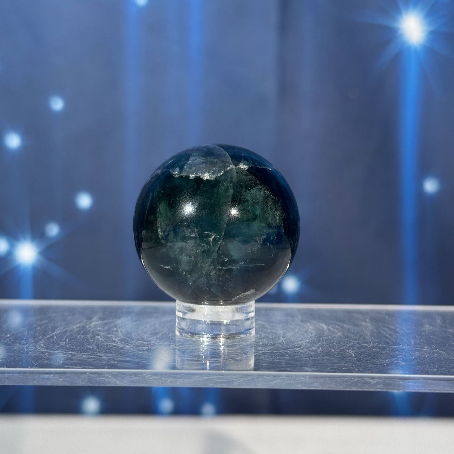 Rainbow Fluorite Sphere – 0.065 kg