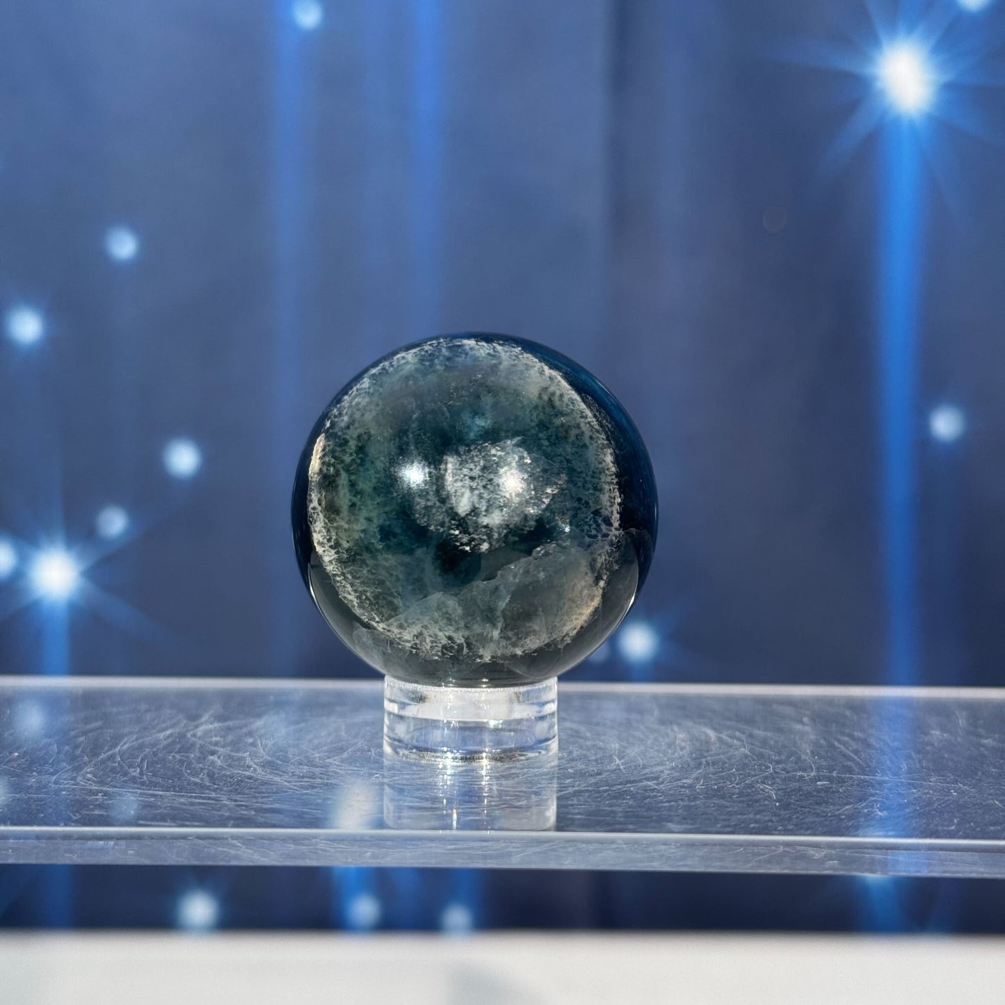Rainbow Fluorite Sphere – 0.065 kg
