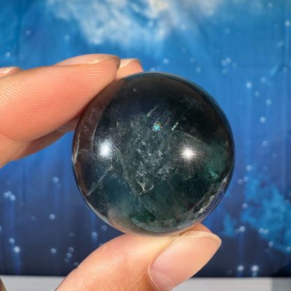Rainbow Fluorite Sphere – 0.065 kg
